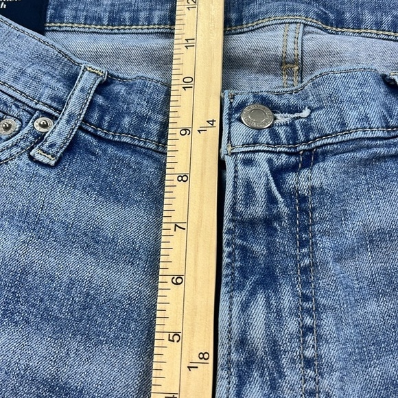 Abercrombie & Fitch Jeans Skinny Stretch Light Wash Distressed Men’s Size 34 - Picture 4 of 9